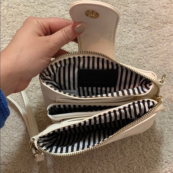 White Charming Charlie Wristlet - Picture 2 of 3